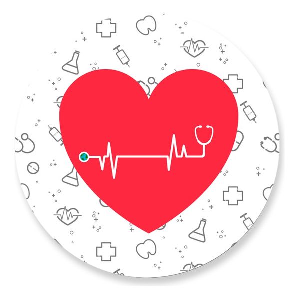 Painel Redondo 50x50 - Medicina