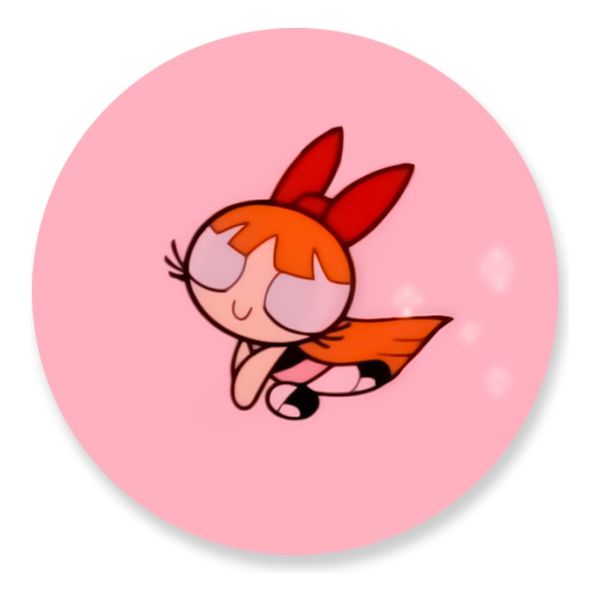 Painel Redondo 50x50 - Meninas Super Poderosas