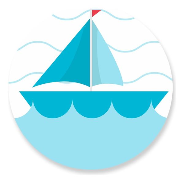 Painel Redondo 50x50 - Meninos