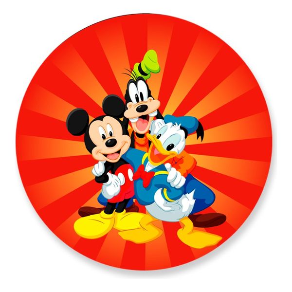 Painel Redondo 50x50 - Mickey