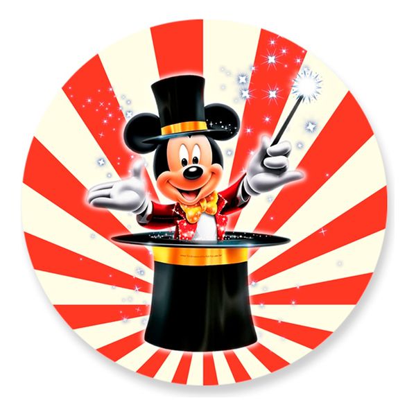 Painel Redondo 50x50 - Mickey
