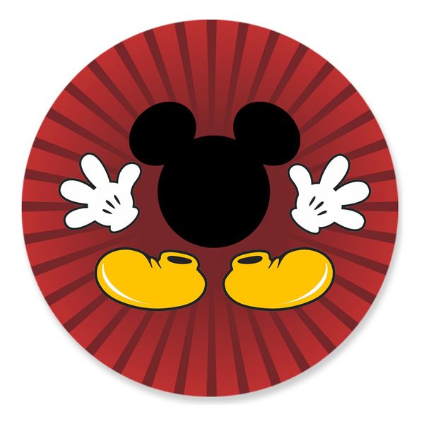 Painel Redondo 50x50 - Mickey