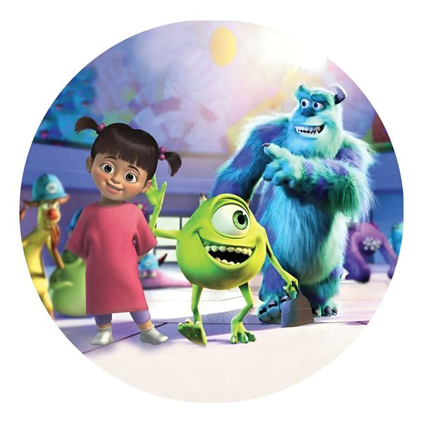 Painel Redondo 50x50 - Monstros S.A