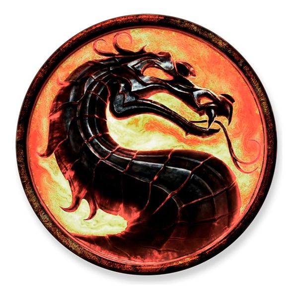 Painel Redondo 50x50 - Mortal Kombat