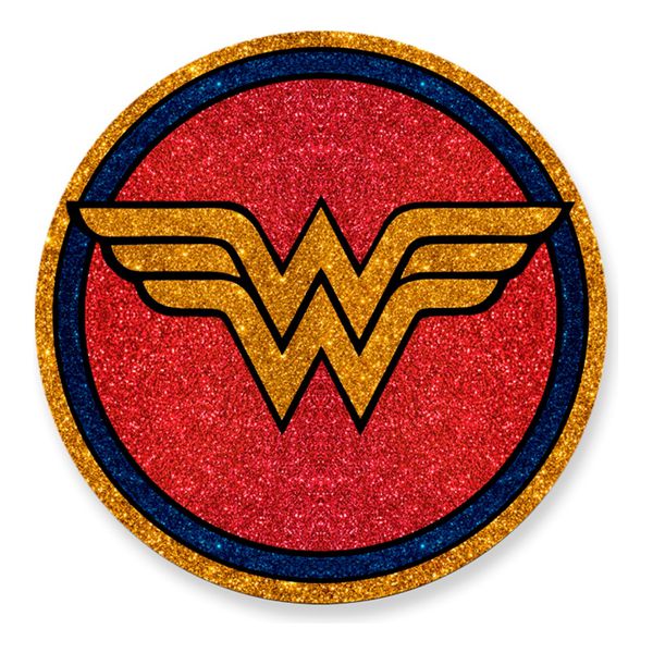 Painel Redondo 50x50 - Mulher Maravilha