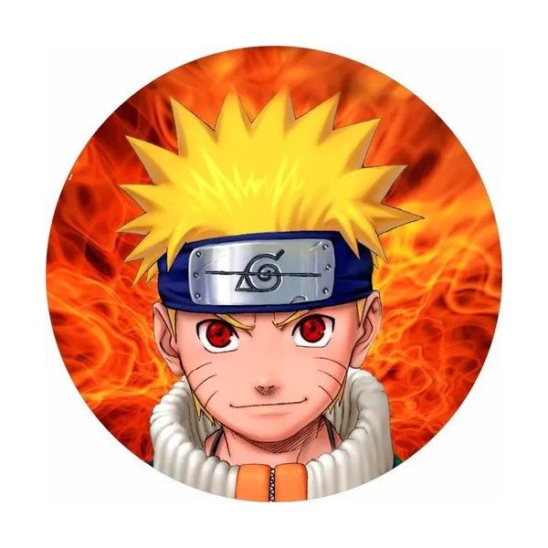 Painel Redondo 50x50 - Naruto