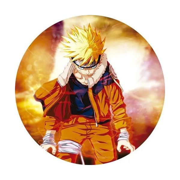 Painel Redondo 50x50 - Naruto