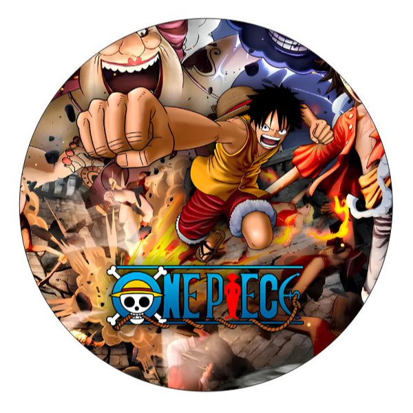 Painel Redondo 50x50 - One Piece