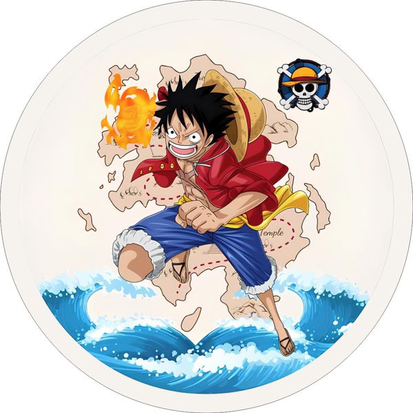 Painel Redondo 50x50 - One Piece