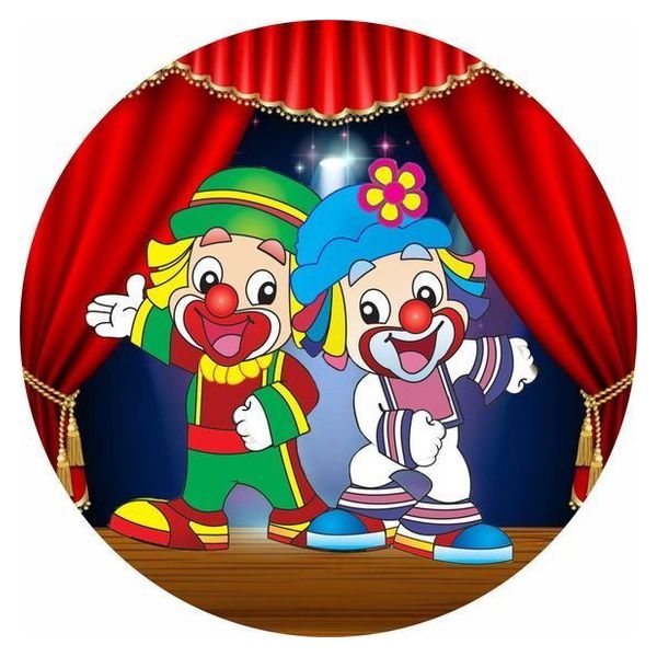 Painel Redondo 50x50 - Patati e Patata