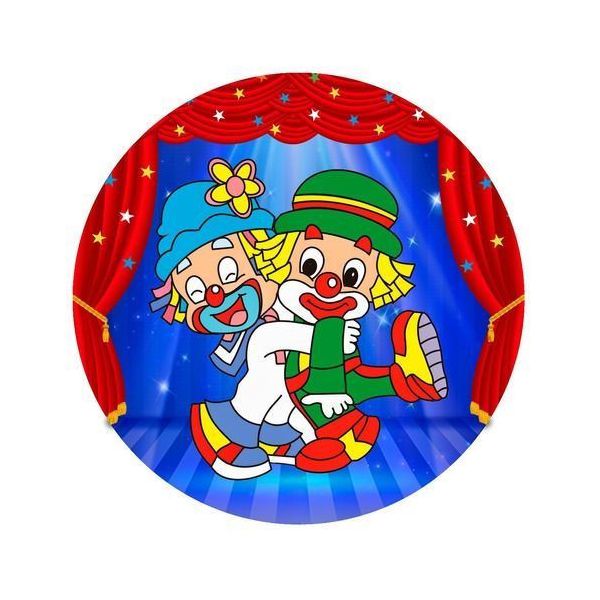 Painel Redondo 50x50 - Patati e Patata