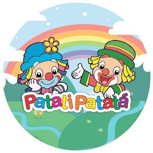 Painel Redondo 50x50 - Patati e Patata