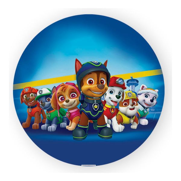 Painel Redondo 50x50 - Patrulha Canina