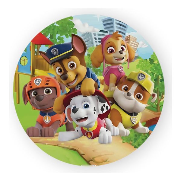 Painel Redondo 50x50 - Patrulha Canina