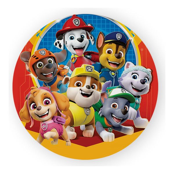 Painel Redondo 50x50 - Patrulha Canina