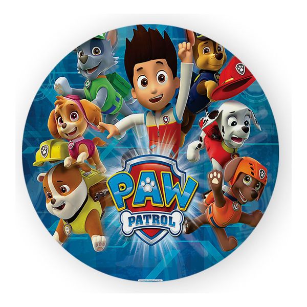Painel Redondo 50x50 - Patrulha Canina