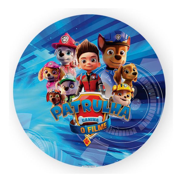 Painel Redondo 50x50 - Patrulha Canina