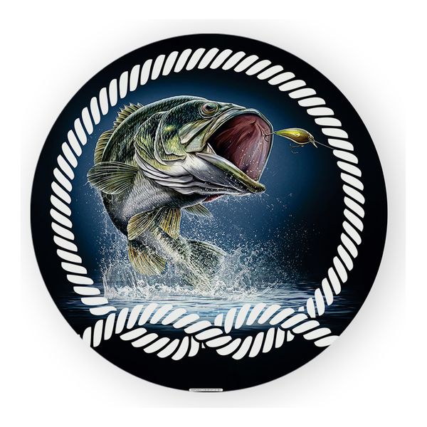 Painel Redondo 50x50 - Pesca