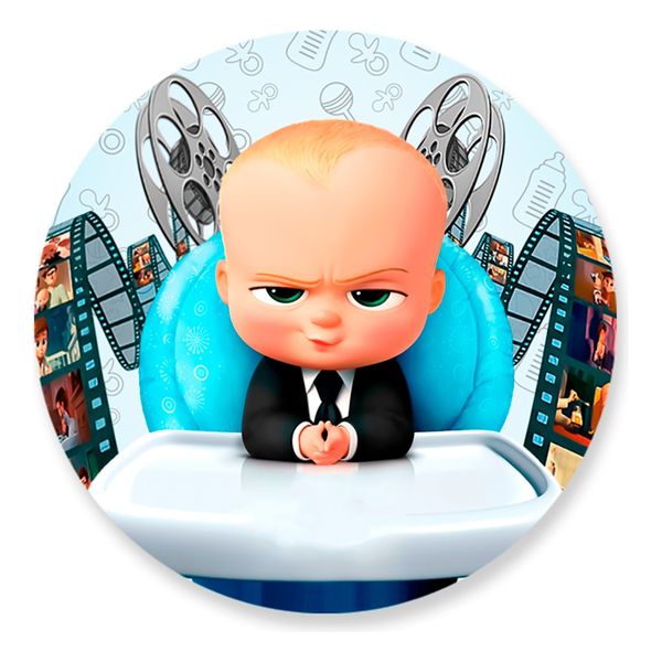 Painel Redondo 50x50 - Poderoso Chefinho