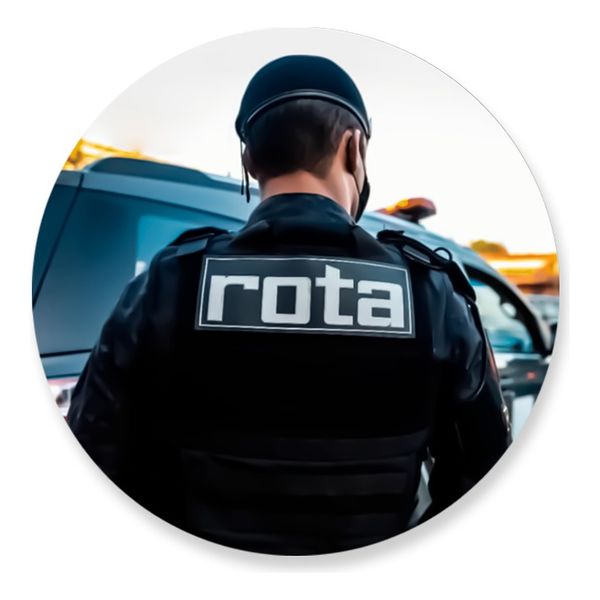 Painel Redondo 50x50 - Polícia