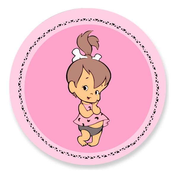 Painel Redondo 50x50 - Princesas