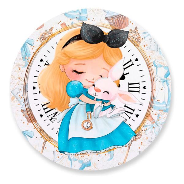 Painel Redondo 50x50 - Princesas