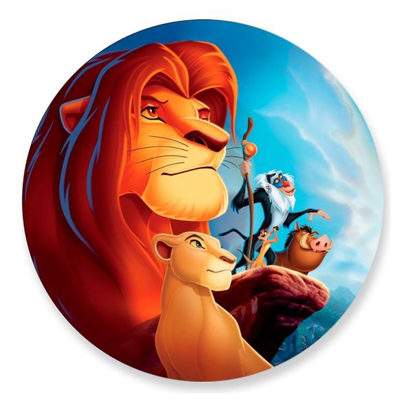 Painel Redondo 50x50 - Rei Leão