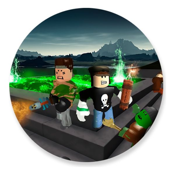 Painel Redondo 50x50 - Roblox