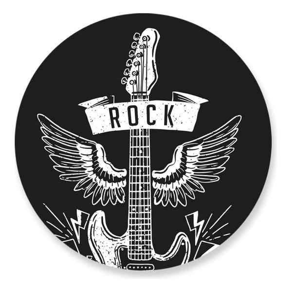 Painel Redondo 50x50 - Rock