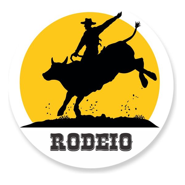Painel Redondo 50x50 - Rodeio