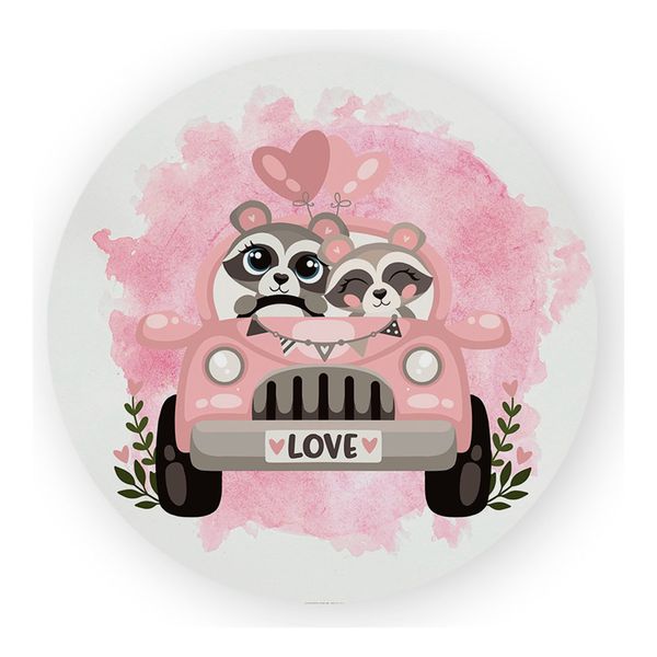 Painel Redondo 50x50 - Safari