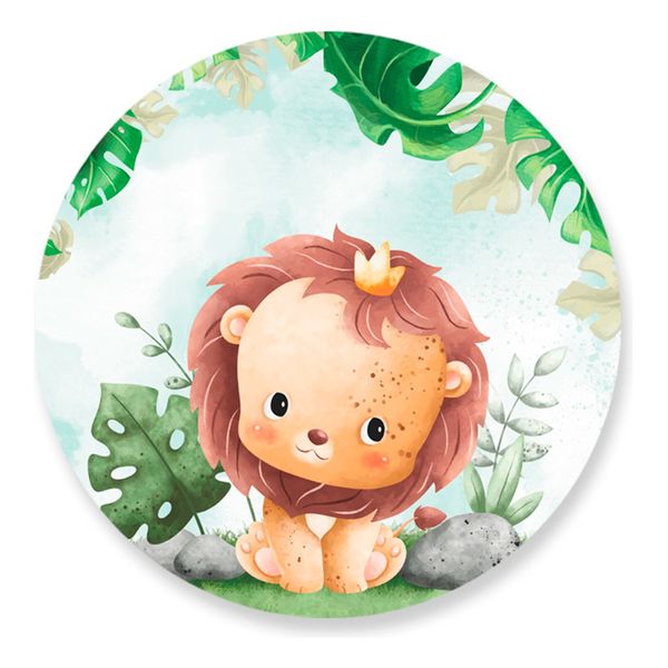 Painel Redondo 50x50 - Safari