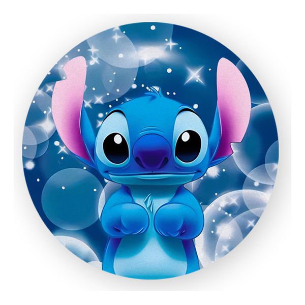 Painel Redondo 50x50 - Stitch