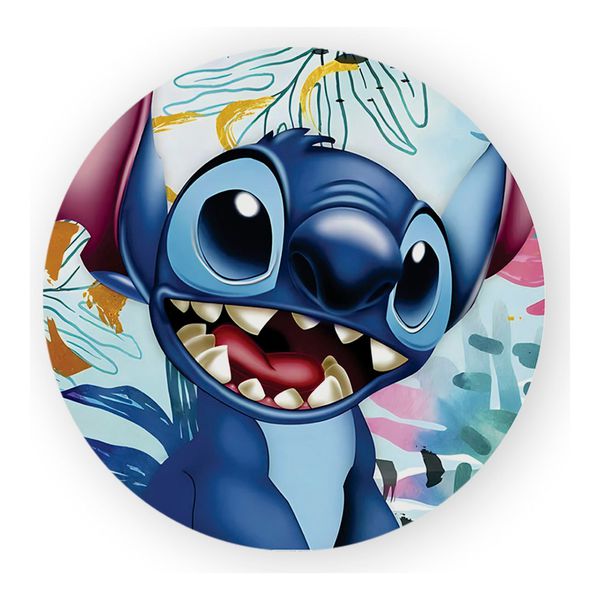 Painel Redondo 50x50 - Stitch