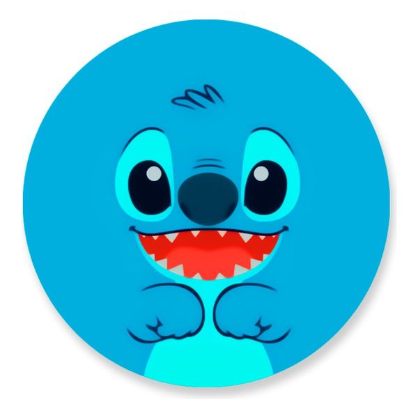 Painel Redondo 50x50 - Stitch