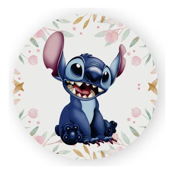 Painel Redondo 50x50 - Stitch
