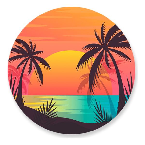 Painel Redondo 50x50 - Tardezinha