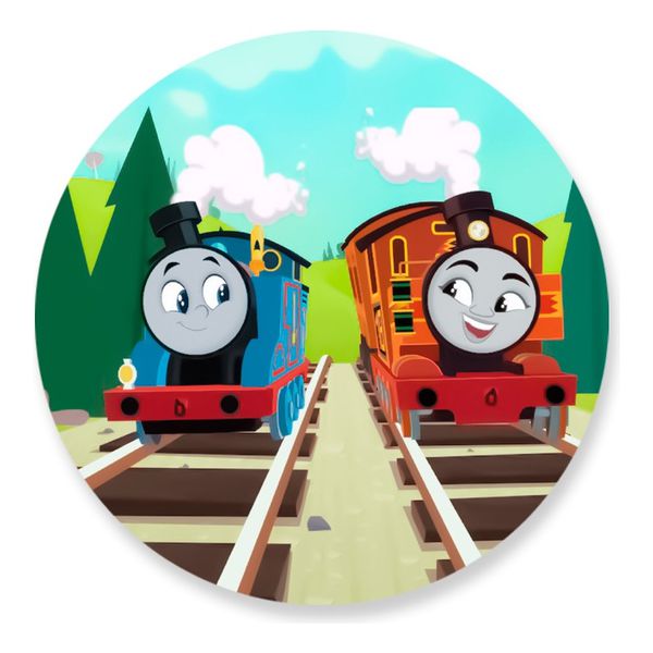 Painel Redondo 50x50 - Thomas e Friends