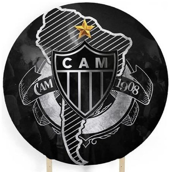 Painel Redondo 50x50 - Times Futebol