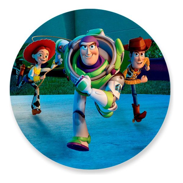 Painel Redondo 50x50 - Toy Story