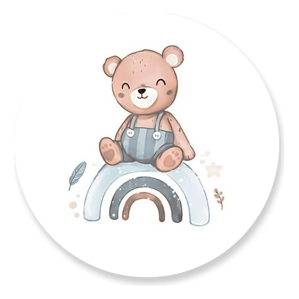 Painel Redondo 50x50 - Urso