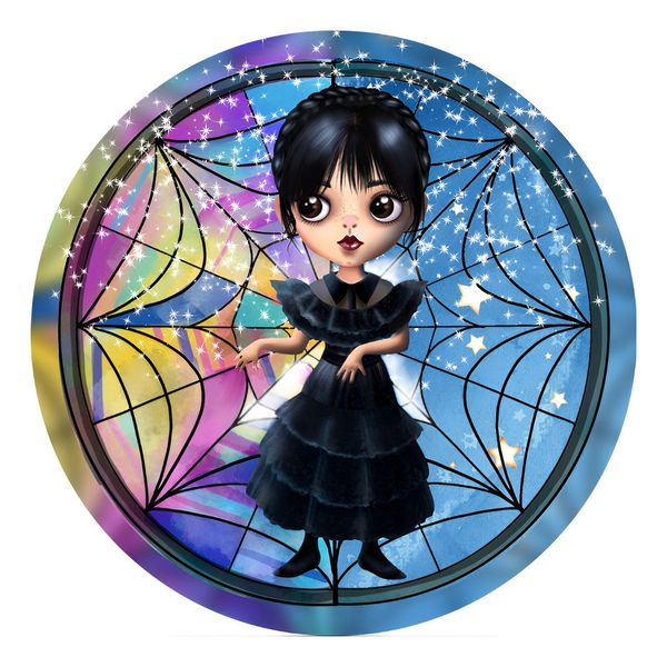 Painel Redondo 50x50 - Wandinha