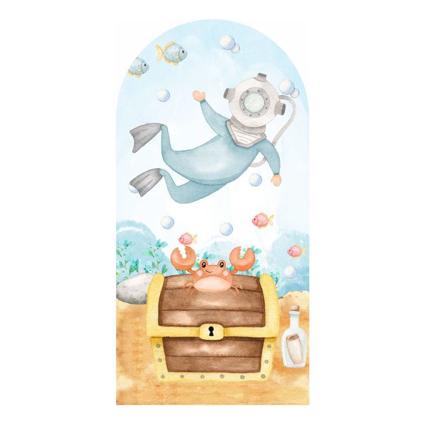 Painel Romano 2x1 - Fundo do Mar