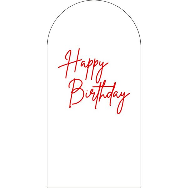 Painel Romano 2x1 - Happy Birthday