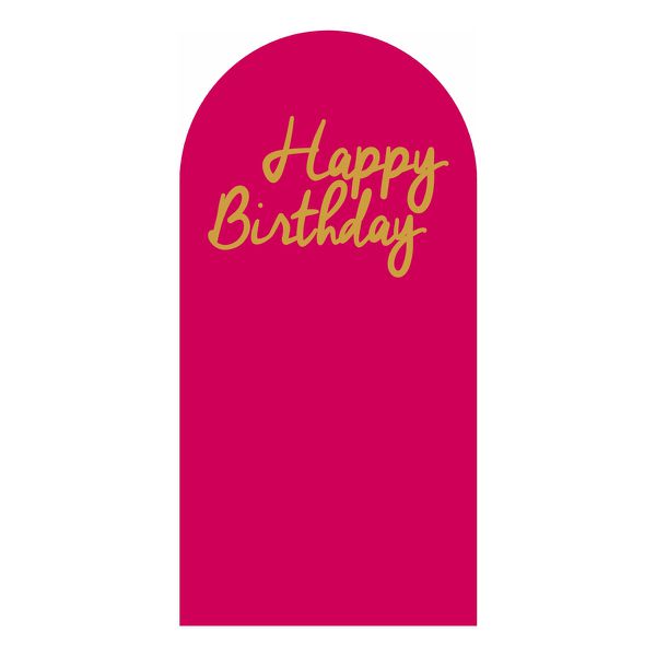 Painel Romano 2x1 - Happy Birthday