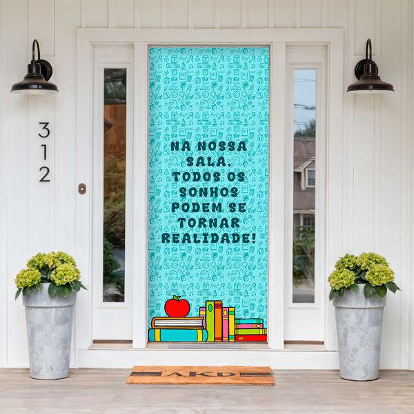 Capa De Porta Para Decoração Volta as Aulas 6