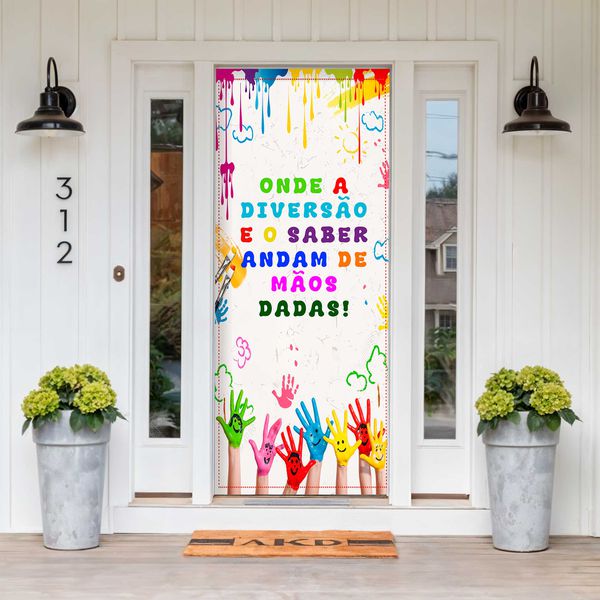 Capa De Porta Para Decoração Volta as Aulas 7