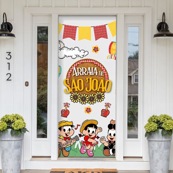 Capa De Porta Para Decoração Tema Festa Junina 3
