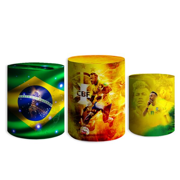 Trio De Cilindros Para Festas Copa Do Mundo