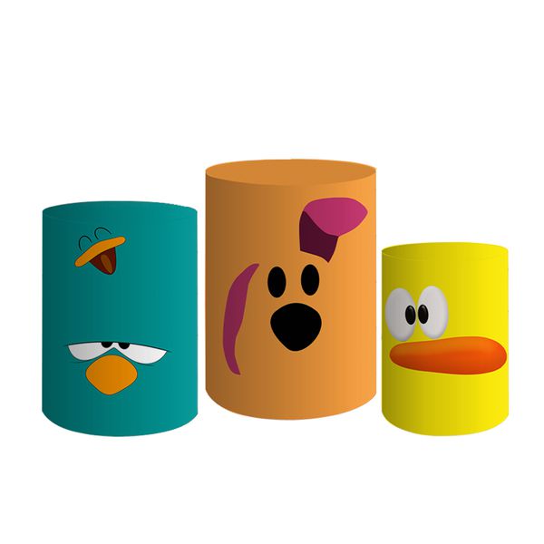 Trio De Cilindros Para Festas Pocoyo